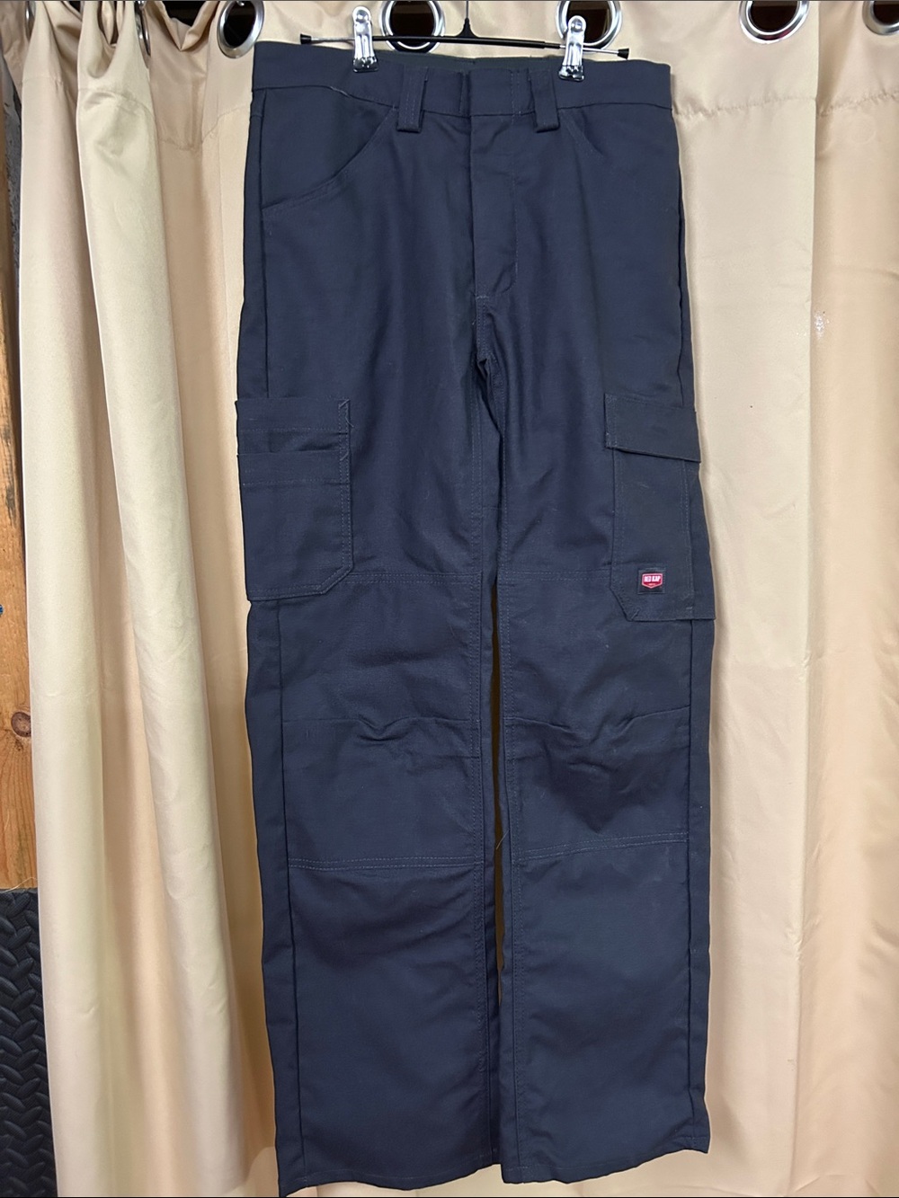Red Kap navy blue cargo work Pants with Utility Pockets